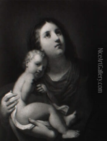Madonna Mit Kind Oil Painting - Carlo Cignani
