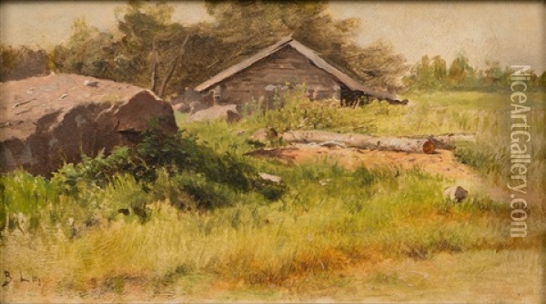 Landscape Oil Painting - Berndt Adolf Lindholm