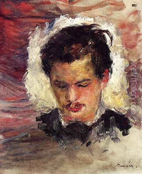 Portrait Of Georges Riviere Oil Painting - Pierre Auguste Renoir