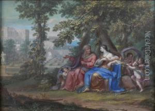 Vertumne Et Pomone Ou Allegorie Du Printemps Oil Painting - Richard van Orley