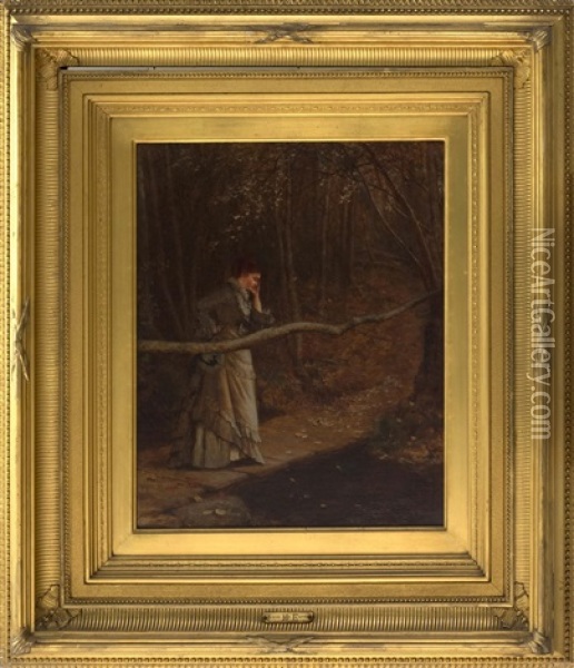 Autumn Contemplation Oil Painting - Jervis McEntee