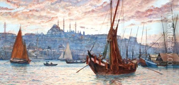Constantinople Oil Painting - Tristram Ellis