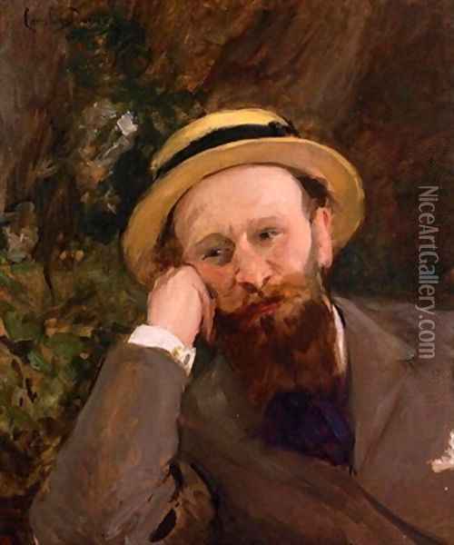 Portrait of Manet Oil Painting - Charles Emile Auguste Carolus-Duran