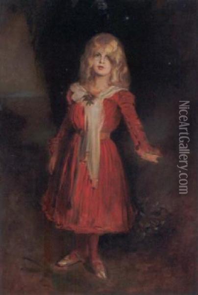 Portrait Von Marion Von Lenbach Oil Painting - Franz von Lenbach