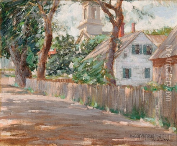 Provincetown Oil Painting - Roswell Stone Hill