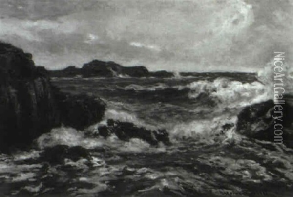 Incoming Tide, Grand Manan Oil Painting - George Horne Russell