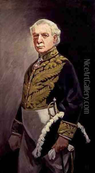 Portrait of David Lloyd George 1863-1945 Oil Painting - Sir James Guthrie