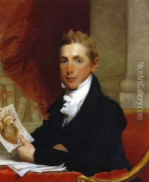 John Collins Warren Oil Painting - Gilbert Stuart