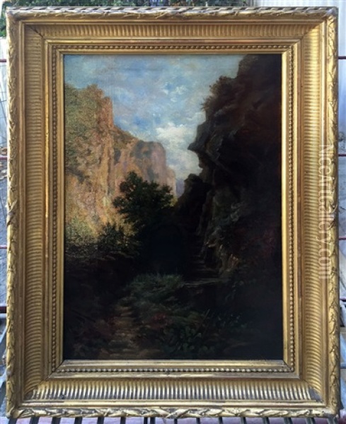 Yosemite Forest Oil Painting - Albert Bierstadt