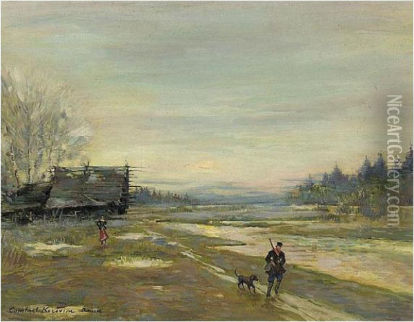 Russia Oil Painting - Konstantin Alexeievitch Korovin