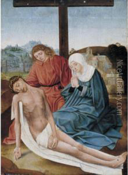 Lamentation Of Christ Oil Painting - Dirk Van Hoogstraten