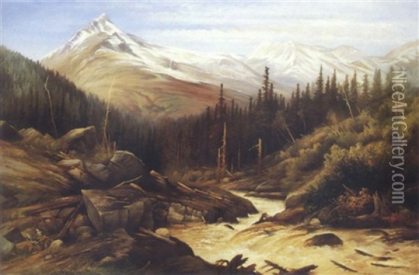 Mount Cheops, In The Selkirks, B.c. Oil Painting - Forshaw Day