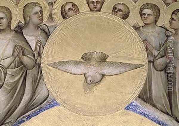The Dove of the Holy Spirit 1360-70 Oil Painting - Giusto di Giovanni de' Menabuoi