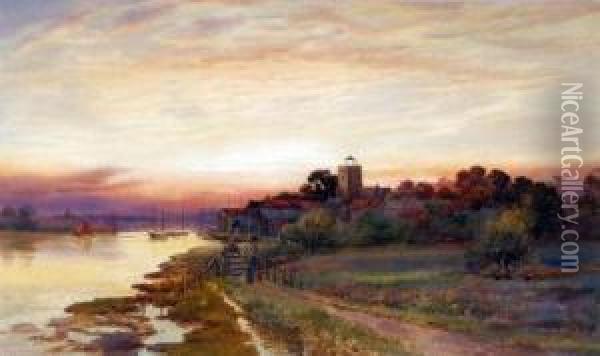 Wyvenhoe, Essex Oil Painting - Thomas Noelsmith
