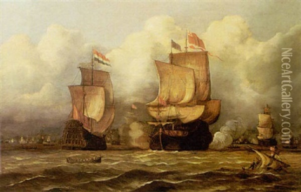 Marine Oil Painting - Nicolaas Bauer