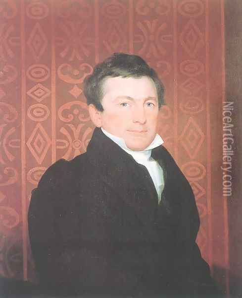 Portrait of Samuel Nelson 1829 Oil Painting - Samuel Finley Breese Morse