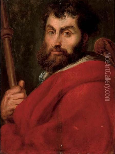Saint James The Greater Oil Painting - Sir Anthony Van Dyck