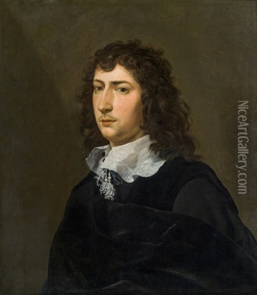 Portrait Of A Gentleman Oil Painting - Gerard van Kuijl