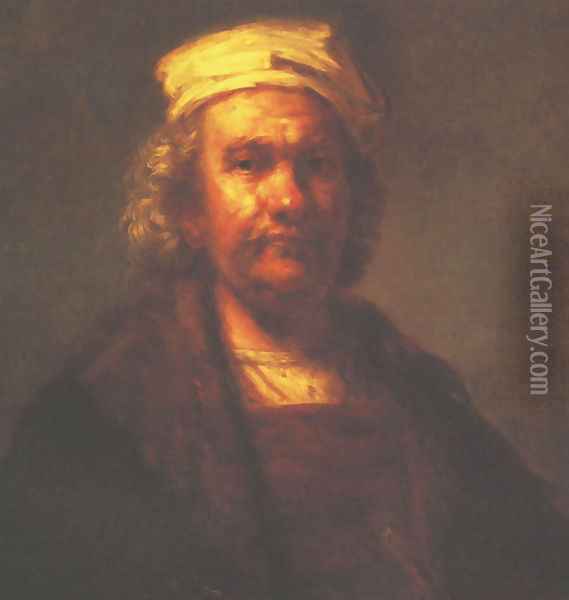 Self-Portrait Oil Painting - Harmenszoon van Rijn Rembrandt