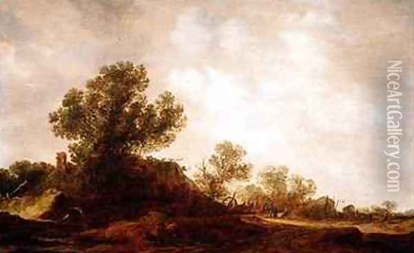 Rural Landscape Oil Painting - Jan van Goyen