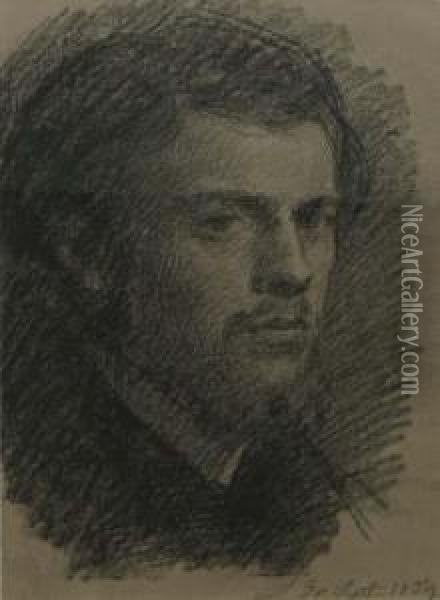 Portretul Lui Oil Painting - Arthur Rimbaud