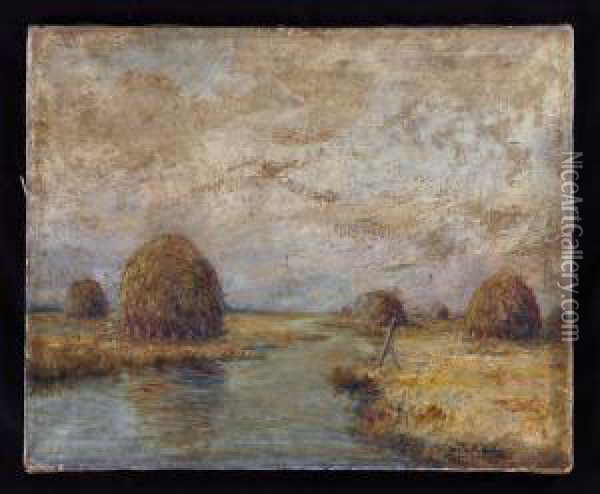The Newburyport Salt Marshes Oil Painting - Henry Plympton Spaulding