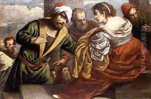 The Presentation in the Temple Oil Painting - Pietro the Elder Muttoni