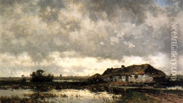 Namiddag In De Peel Oil Painting - Willem Cornelis Rip