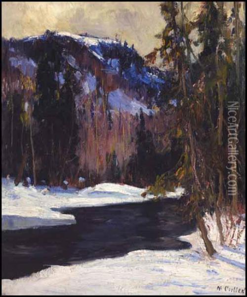 Afternoon Sun, North River Oil Painting - Maurice Galbraith Cullen