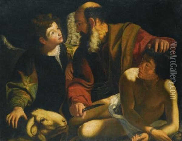 The Sacrifice Of Isaac Oil Painting -  Caravaggio