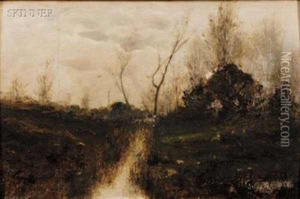 The Evening Grey Oil Painting - Jules R. Mersfelder