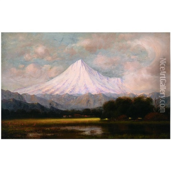 Mt. Hood Oil Painting - James Everett Stuart