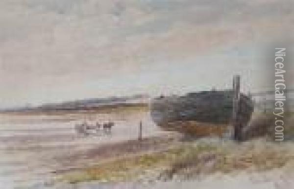 Shoreham, Sussex Oil Painting - Charles Rowbotham