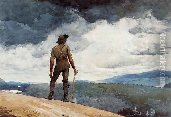 The Woodcutter Oil Painting - Winslow Homer