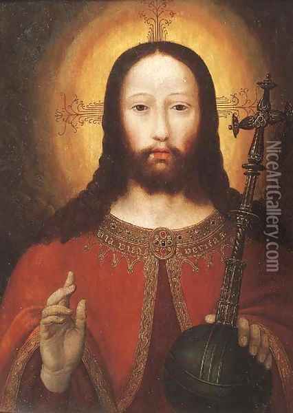 Salvator Mundi Oil Painting - Gerard David