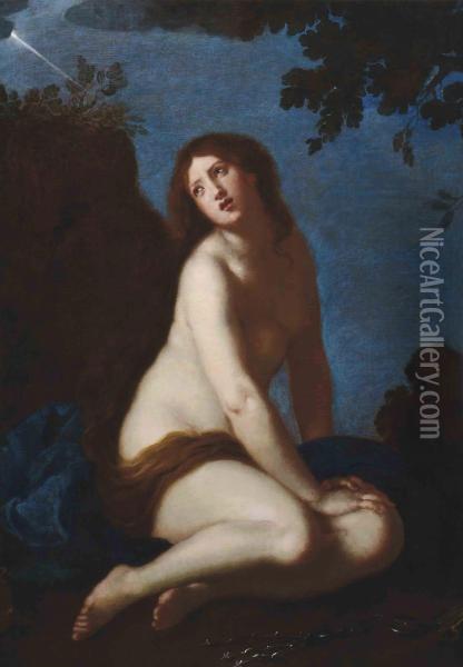 The Penitent Magdalen Oil Painting - Francesco Furini