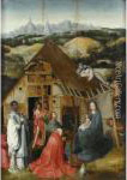 The Adoration Of The Magi Oil Painting - Pieter van der Heyden