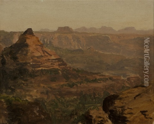 Grand Canyon Oil Painting - Lockwood de Forest