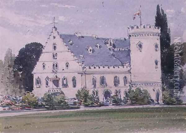 Souvenirs of Rosenau, the birthplace of HRH The Prince Consort, Husband of Queen Victoria (1) Oil Painting - William Callow