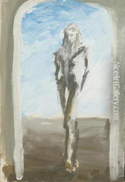 Standing Figure Oil Painting - Max Jacob