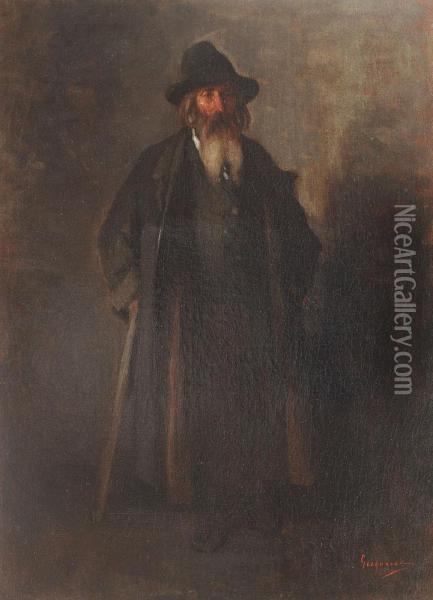 Portretul Unui Evreu Galitian Oil Painting - Nicolae Grigorescu