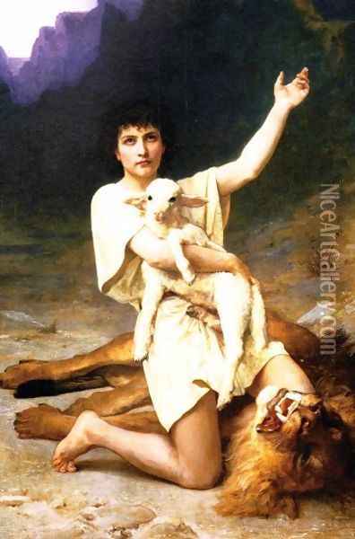 The Shepherd David Oil Painting - Elizabeth Jane Gardner Bouguereau