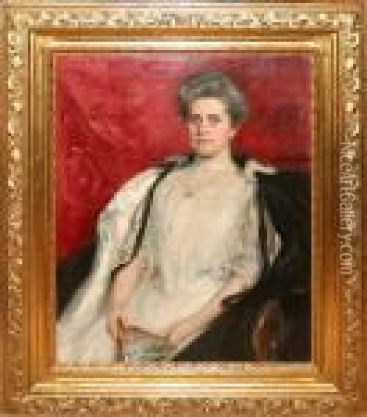Margaret Boyd Withey Oil Painting - Irving Ramsay Wiles