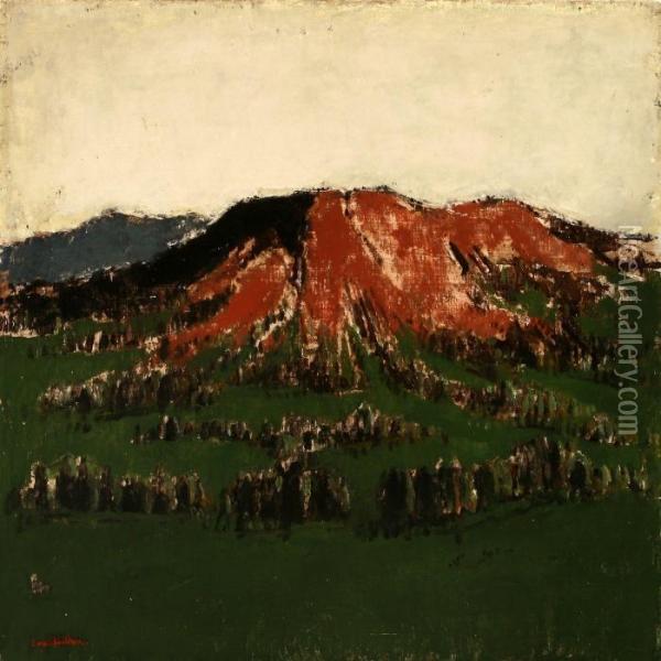 Mountain Scenery Oil Painting - Ernst Zeuthen