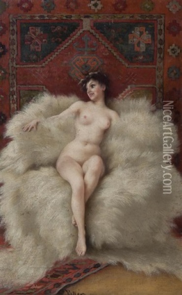 Nude Oil Painting - Albert von Keller