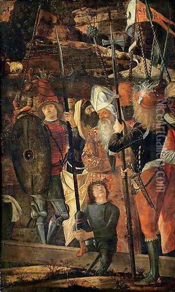 Group of Orientals, Jews and Soldiers, 1493-95 Oil Painting - Vittore Carpaccio
