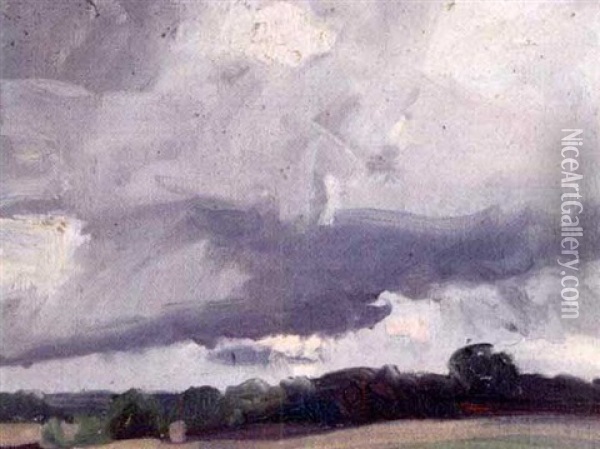 Approaching Storm Oil Painting - Paul Turner Sargent