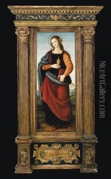 Maddalena Oil Painting - Girolamo Di Benvenuto