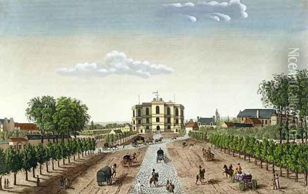 The Royal Observatory, c.1815-20 Oil Painting - Henri Courvoisier-Voisin
