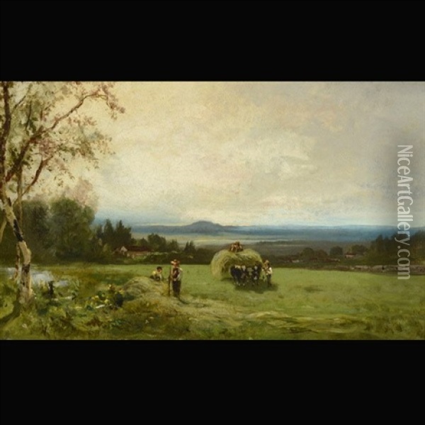 Landscape Near Vallejo, California Oil Painting - William Keith